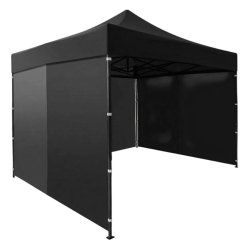 MultiGarden PAW-FGA-3X3-1 Záhradný samorozkladací párty stan 3 x 3 m, čierny