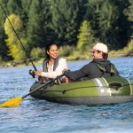 Intex 66332 Nafukovací čln pre 2 osoby s pumpou a pádlami, Seahawk 2, zelený