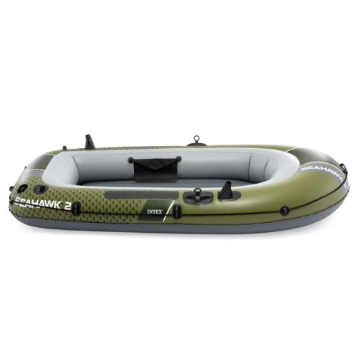 Intex 66332 Nafukovací čln pre 2 osoby s pumpou a pádlami, Seahawk 2, zelený