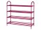 Verk 27542 Regál na topánky so 4 policami 72 x 63 x 24 cm, ružový