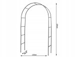 Verk 27283 Zahradní oblouk 235 x 135 x 38 cm