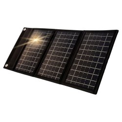 Verk 27779 Přenosný solární panel, skládací solární nabíječka USB, 20W
