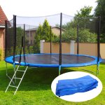 MultiStore O/10FT Kryt pružin na trampolínu 305 - 312 cm, modrý   