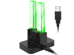 Verk 06406 Nabíjecí stanice pro 4x Joy-Con Nintendo Switch s LED podsvícením, USB-C