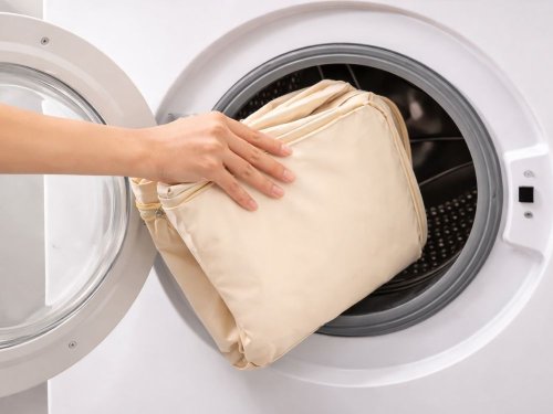 Verk 27724 Úložný vak na oblečení, 70 l, béžový