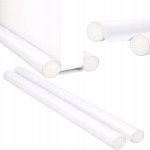 Verk 27740 Těsnění pod dveře 32 x 2,5 cm, 3 ks, bílé