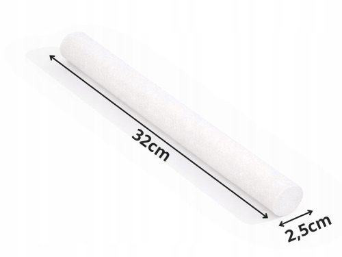 Verk 27740 Těsnění pod dveře 32 x 2,5 cm, 3 ks, bílé