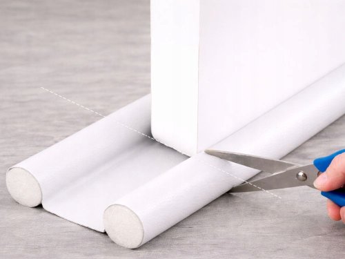 Verk 27740 Těsnění pod dveře 32 x 2,5 cm, 3 ks, bílé