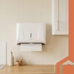 Ruhhy 27715 Nástenný zásobník na papierové utierky, biely