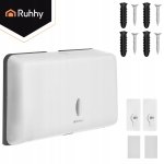 Ruhhy 27715 Nástenný zásobník na papierové utierky, biely