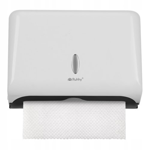 Ruhhy 27715 Nástenný zásobník na papierové utierky, biely