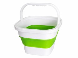 Verk 27716 Skládací silikonový kbelík 17 L, zelený 