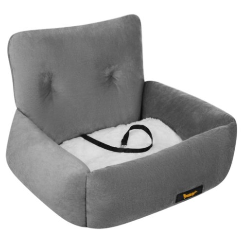 Purlov 27675 Autosedadlo pre psov, veľkosť S, 44 x 35 x 30 cm, šedá