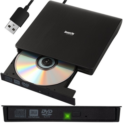 Izoxis 26083 Externá vypaľovačka CD-R/DVD-ROM/RW