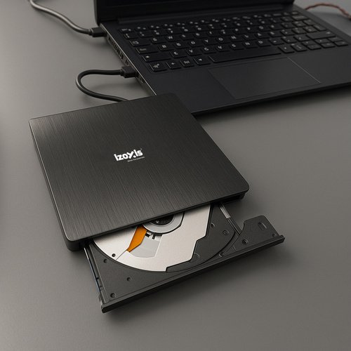 Izoxis 26083 Externá vypaľovačka CD-R/DVD-ROM/RW