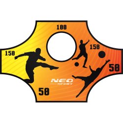 Neo-Sport 1477 Sieťka do bránky 180 x 120 cm, oranžová
