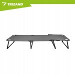 Trizand 27633 Skladacie záhradné ležadlo s matracom 192 × 68 × 28 cm, sivé