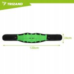 Trizand 27673 Neoprénový zoštíhľujúci pás 120 cm, čierno-zelený