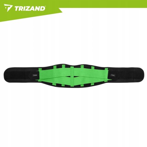Trizand 27673 Neoprénový zoštíhľujúci pás 120 cm, čierno-zelený
