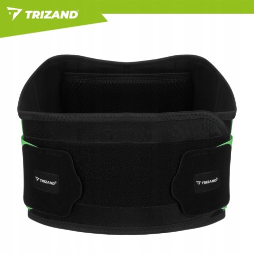 Trizand 27673 Neoprénový zoštíhľujúci pás 120 cm, čierno-zelený