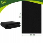 Gardlov 27462 Krycí agrotextilie 160 x 2000 cm, 50 g/m², černá