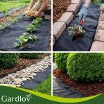 Gardlov 27462 Krycí agrotextilie 160 x 2000 cm, 50 g/m², černá