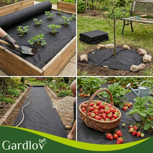 Gardlov 27462 Krycí agrotextilie 160 x 2000 cm, 50 g/m², černá