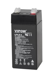 Vipow BAT0271 Gélová batéria 4 V, 4,9 Ah