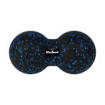 Rebel RBA-3056 Masážní dvojitý míček 12 cm, EPP, černo-modrý