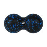 Rebel RBA-3056 Masážní dvojitý míček 8 cm, EPP, černo-modrý