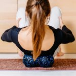 Rebel RBA-3056 Masážní dvojitý míček 8 cm, EPP, černo-modrý