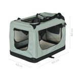 Rebel RA-1302 Skládací přepravní taška pro zvířata M 60 x 42 x 42 cm, šedá