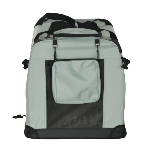 Rebel RA-1302 Skládací přepravní taška pro zvířata M 60 x 42 x 42 cm, šedá