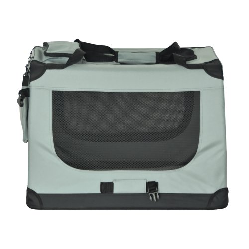Rebel RA-1302 Skládací přepravní taška pro zvířata M 60 x 42 x 42 cm, šedá