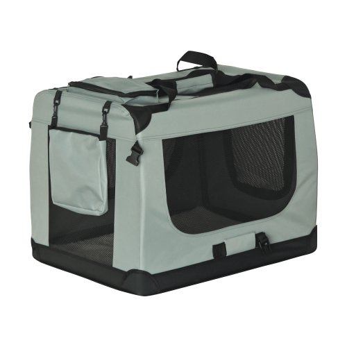 Rebel RA-1302 Skládací přepravní taška pro zvířata M 60 x 42 x 42 cm, šedá