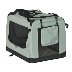 Rebel RA-1304 Skládací přepravní taška pro zvířata XL 82 x 58 x 58 cm, šedá