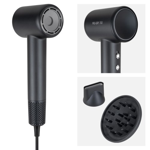 Teesa TSA0531 Sušič vlasov PRO DRY 700, 1600 W, čierny