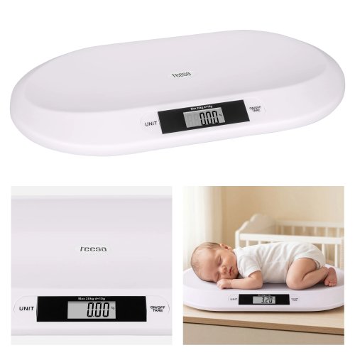 Teesa TSA0817 Detská váha do 20 kg, 50 x 23 cm, biela