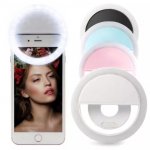 KIK KX7989 Selfie Ring Light univerzálne LED svetlo čierna