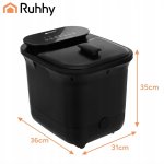 Ruhhy 26894 Hydromasážní přístroj na nohy s vyhříváním 550 W, černý