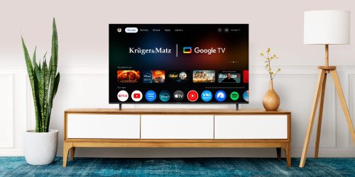 Kruger&Matz KM0255UHD 55" UHD Smart TV s Google TV, DVB-S2/S/T2/T/C, H.265 HEVC