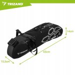 Trizand 27353 Brašna pod sedlo kola 12 L, černá