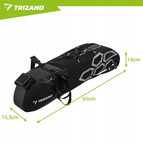 Trizand 27353 Brašna pod sedlo kola 12 L, černá