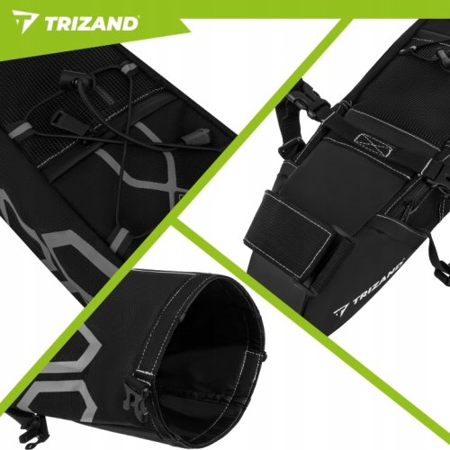 Trizand 27353 Brašna pod sedlo kola 12 L, černá