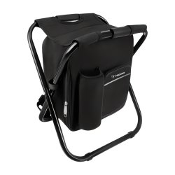 Trizand 27333 Rybářské skládací křeslo s batohem 3 v 1, černé