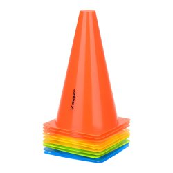 Trizand 27350 Plastové tréningové kužele, sada 10 ks