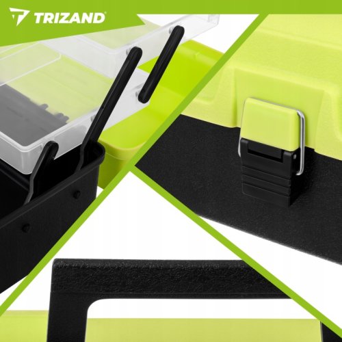 Trizand 27415 Rybářský kufřík 33 cm, 2 police, 10 přihrádek 