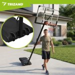 Trizand 27365 Nastaviteľný basketbalový kôš 192 – 362 cm