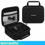 Isomedix 27311 Mini masážní pistole 25 W, 2 x 2500 mAh, 4x nástavec, černá