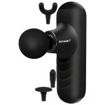 Isomedix 27311 Mini masážní pistole 25 W, 2 x 2500 mAh, 4x nástavec, černá